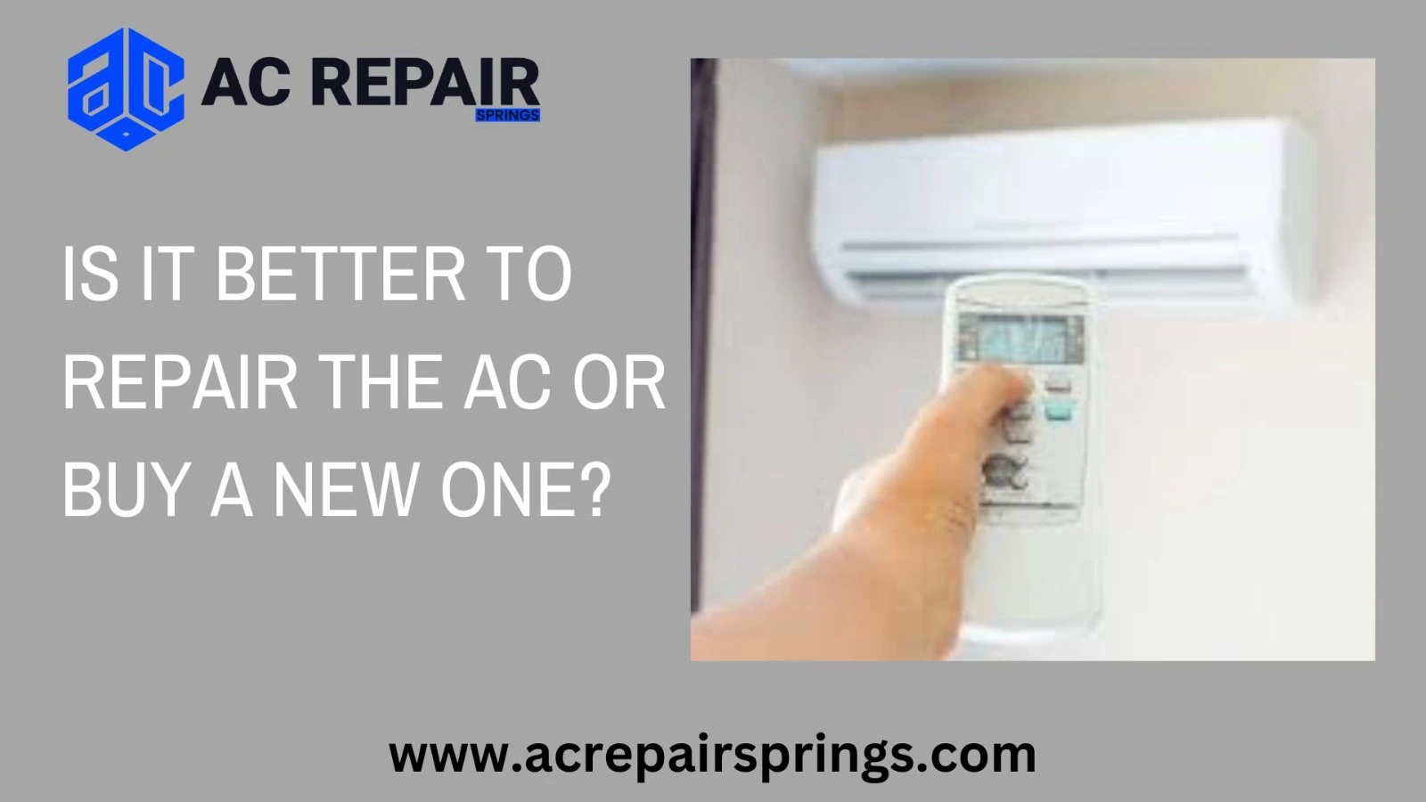 Is It Better To Repair the AC Or Buy A New One?