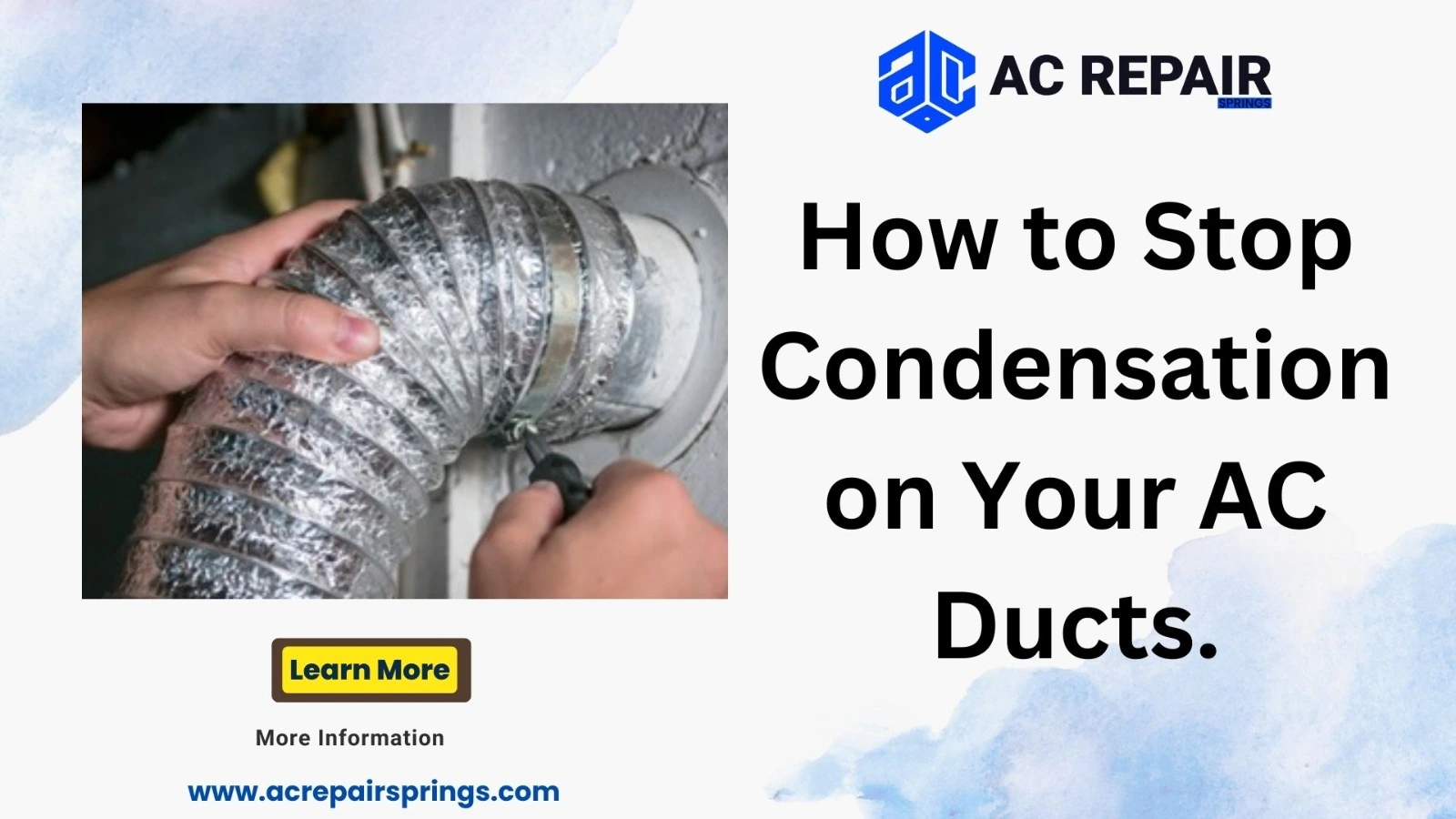 How to Stop Condensation on Your AC Ducts